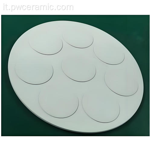 Vassoio per wafer con mandrino elettrostatico in ceramica AlN ESC